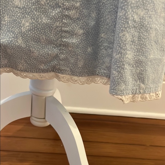 Vintage Blue Sleeveless Dress - Picture 6 of 7